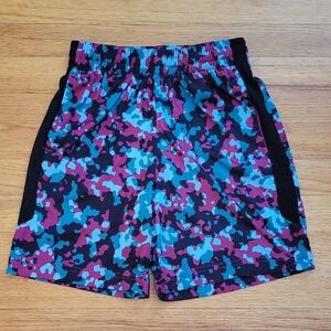 tek gear Pink, Blue & Black Camo Athletic Shorts